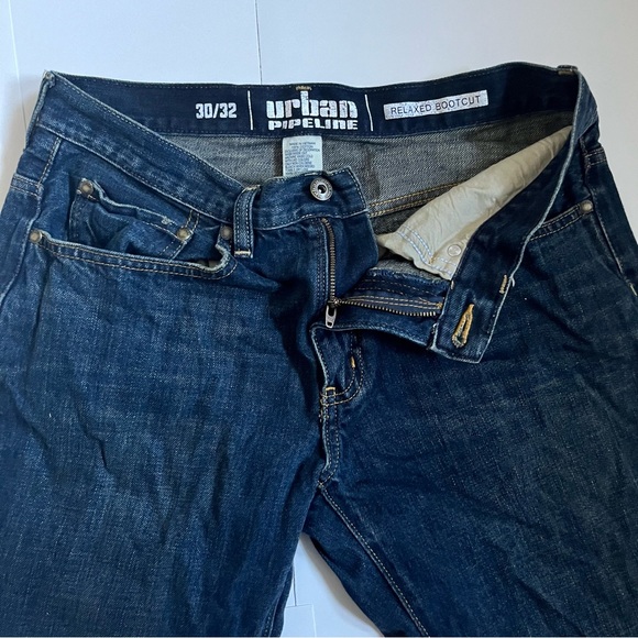 Urban Pipeline β’ vintage retro Y2K dark blue denim bootcut jeans - Picture 7 of 14